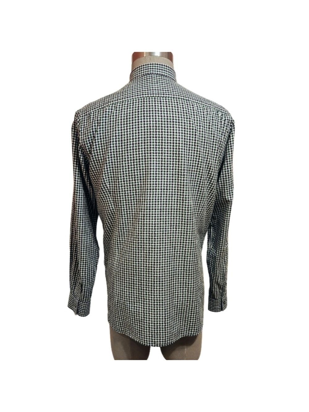 Ted Baker Gingham Cotton Dress Shirt Large - Picture 5 of 11